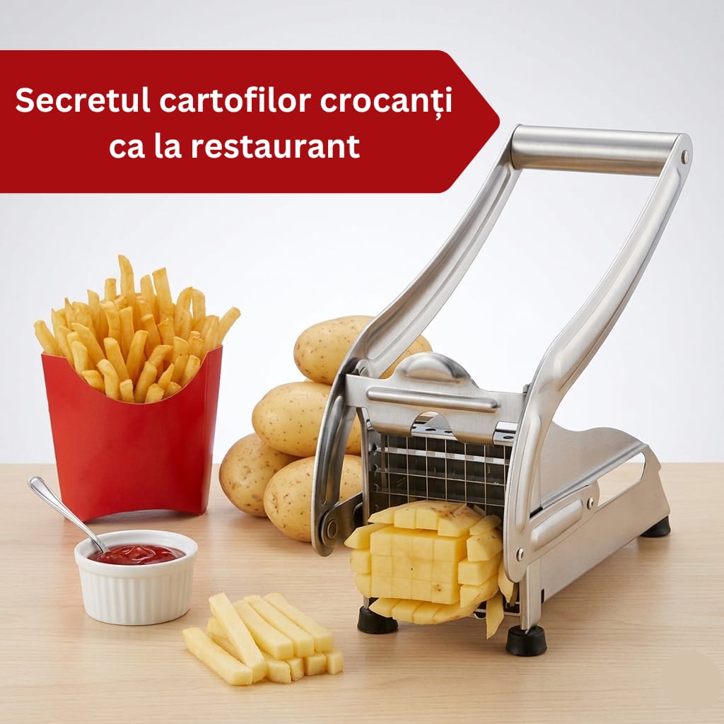 Feliator Profesional pentru Cartofi – Cartofi Perfecți, Fără Efort